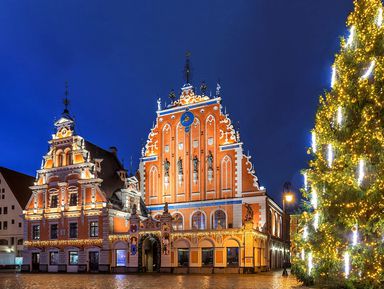 Рига в свете Рождества