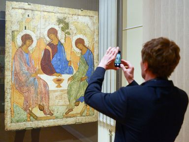 Онлайн-экскурсия по Третьяковке: от Рублёва до Айвазовского