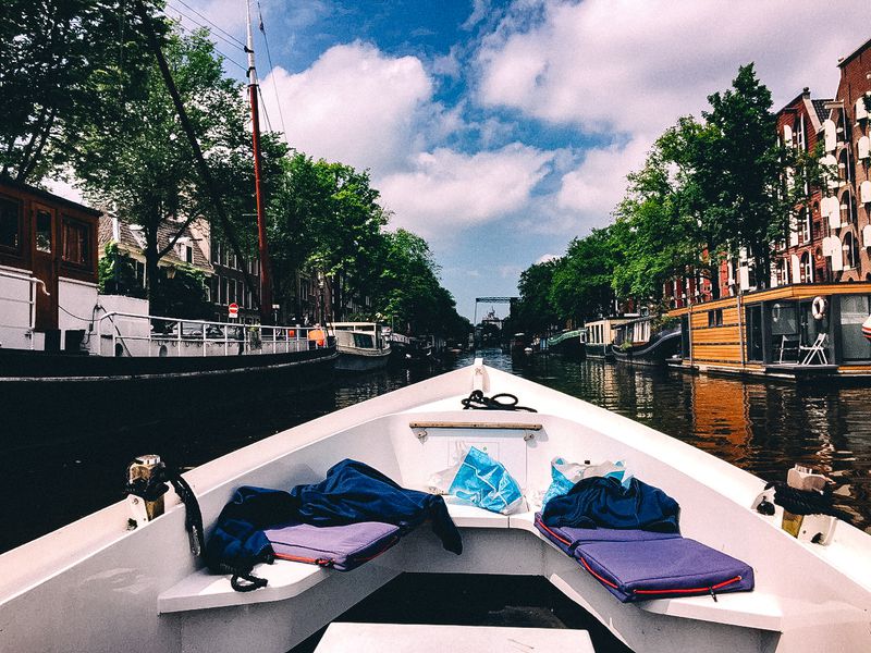 На шлюпке по каналам Амстердама (15/15)